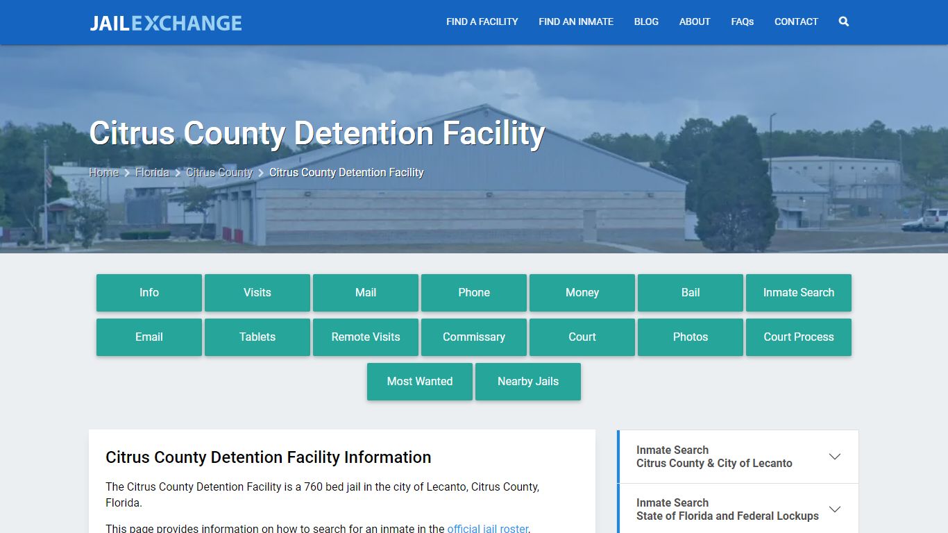 Citrus County Detention Facility - Jail Exchange